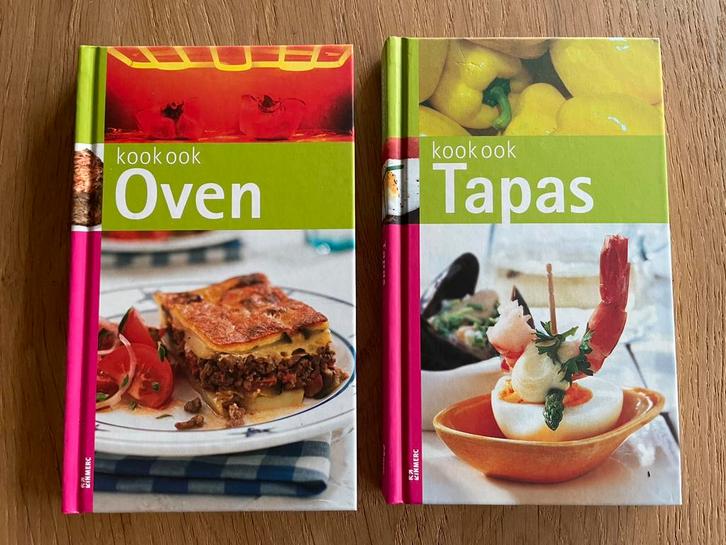Kook ook boek Oven en boek Tapas, handig duidelijk en goed, Boeken, Kookboeken, Gelezen, Nederland en België, Ophalen of Verzenden