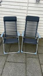 Kampeerstoelen set 2 stuks inklap en verstelbaar, Caravans en Kamperen, Ophalen, Zo goed als nieuw, Campingstoel