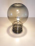 Vintage BulbMoon glazen tafellamp van Glashutte Limburg 1960, Gebruikt, Ophalen of Verzenden, Glas, Nvt