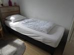 eenpersoonsbedden (2x)  80x200 boxspring, Ophalen, Eenpersoons, Zwart, Zo goed als nieuw