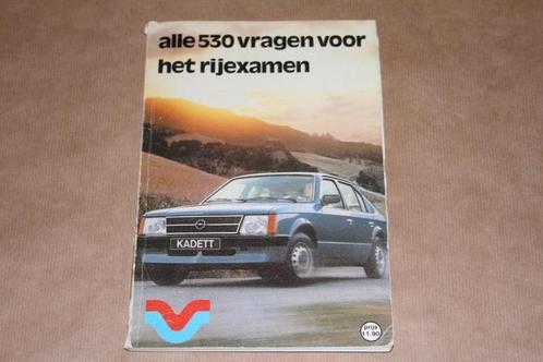 Alle 530 vragen voor het rijexamen - Circa 1980 !!, Boeken, Auto's | Boeken, Nieuw, Ophalen of Verzenden