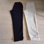Sweatpants Zara ecru en donkerblauw maat S en maat M, Ophalen of Verzenden, Zo goed als nieuw, Maat 52/54 (L), Blauw