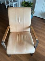 Stoel leer, Huis en Inrichting, Fauteuils, Ophalen, Gebruikt, Minder dan 75 cm, Stof