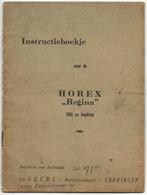 Horex Regina instructieboek handleiding motor, Motoren, Overige merken