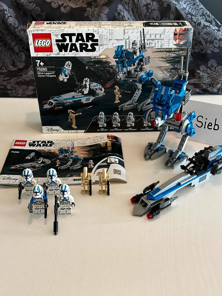 Lego Star Wars 75280 501st Legion Clone Troopers, Kinderen en Baby's, Speelgoed | Duplo en Lego, Zo goed als nieuw, Lego, Verzenden