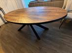 Eetkamer tafel 250x128 ovaal Lamulux blad, Ophalen, Zo goed als nieuw