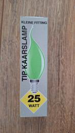 Nieuwe TIP kaarslamp groen, 25W, E=14, Minder dan 30 watt, Gloeilamp, E14 (klein), Nieuw