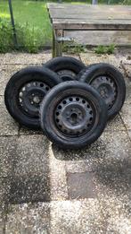 Winterbanden op stalen velg voor Citroën c1, Auto-onderdelen, Ophalen, 14 inch, Gebruikt, 155 mm