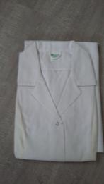 Dames werkjas WIT met drukknoopsluiting MAAT 44, Ophalen of Verzenden, Nieuw, Dames, Jas