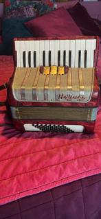 Hohner Concerto I accordeon – vintage, Muziek en Instrumenten, Accordeons, Met riemen, Hohner, 48-bas, Gebruikt