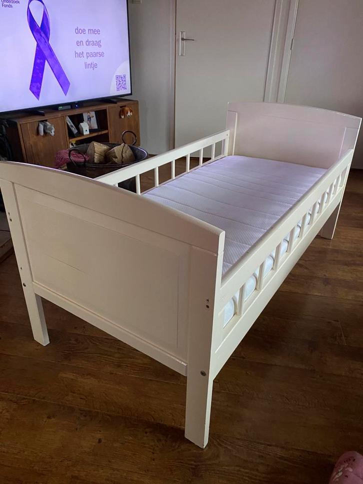 Kleuterbed kinder bed ledikantje, Kinderen en Baby's, Kinderkamer | Bedden, Gebruikt, 140 tot 160 cm, 70 tot 85 cm, Lattenbodem