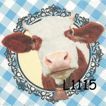 Servetten decoupage/bullet journal * koe L1115 beschikbaar voor biedingen