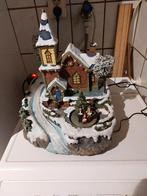 Kersthuis met led en fiberverlichting, Diversen, Kerst, Ophalen of Verzenden, Zo goed als nieuw