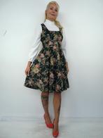 *Abfab Vintage Schattige 70's Jurk uit Engeland 38*, Kleding | Dames, Maat 38/40 (M), Zwart, Ophalen of Verzenden, Zo goed als nieuw