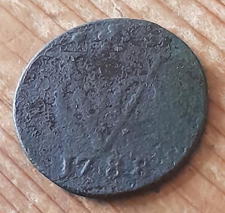 VOC duit Holland 1788, Postzegels en Munten, Munten | Nederland, Losse munt, Overige waardes, Vóór koninkrijk, Ophalen of Verzenden