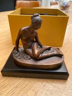 DeAgostini bronzen beeldje AJ Dalou “Nimf met schorpioen”, Antiek en Kunst, Ophalen of Verzenden