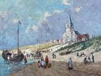 Niek van der Plas, het strand bij Katwijk, Ophalen