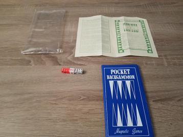 Pocket Backgammon magnetic games beschikbaar voor biedingen