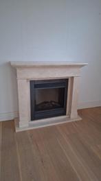 Elektrische kachel, marmer, faber, Huis en Inrichting, Haarden, Ophalen, Zo goed als nieuw, Vrijstaande haard, Elektrische haard