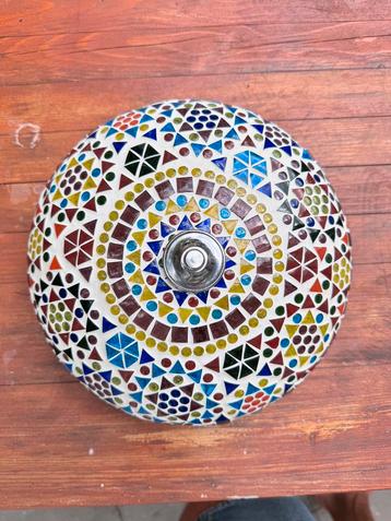 Oosterse plafonniere mozaïek multicolor beschikbaar voor biedingen