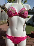 Oroblu roze bikini boho Ibiza style maat 38 / 75B nieuw, Nieuw, Oroblu, Bikini, Ophalen of Verzenden