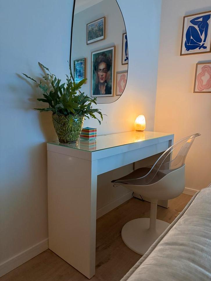 Set bureau/toilettafel en stoel Ikea, Huis en Inrichting, Bureaus, Nieuw, Bureau, Ophalen