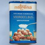 Blik vintage doos natrena kristal poeder . leeg, Verzamelen, Blikken, Ophalen of Verzenden, Gebruikt, Overige, Overige merken