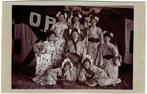 Haarscherpe Kabinetfoto Groep Dames Toneel Indië Indonesië, Verzamelen, Foto's en Prenten, Gebruikt, Foto, Voor 1940, Verzenden