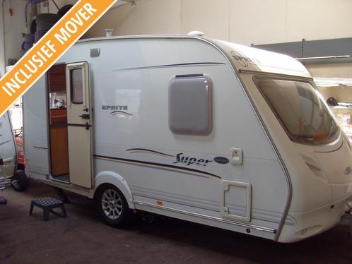 Sprite Super 410 TF met Mover, Caravans en Kamperen, Caravans, Bedrijf, tot en met 4, Treinzit, Sprite, Overige, 4 tot 5 meter