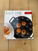 Easy Line poffertjesplaat. Gietijzer, Huis en Inrichting, Keuken | Potten en Pannen, Ophalen of Verzenden, Zo goed als nieuw, Gietijzer