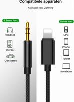 Aux Kabel Auto geschikt voor iPhone - Headphone Jack, Verzenden, Nieuw, Overige typen, Apple iPhone