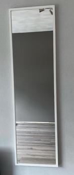 Mooi passpiegel rechthoekige spiegel wit 40x140 cm, Ophalen, Minder dan 50 cm, 100 tot 150 cm, Zo goed als nieuw
