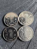 4x Afscheidsgulden 2001 - Laatste Gulden, Ophalen of Verzenden