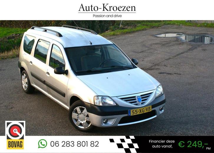 Dacia Logan MCV 1.6-16V Lauréate | Airco |, Auto's, Dacia, Bedrijf, Te koop, Logan MCV, ABS, Airbags, Airconditioning, Boordcomputer
