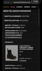 Soft leer - Dr. Martens zwart maat 43, Hoge laarzen, Zwart, Nieuw, Ophalen of Verzenden