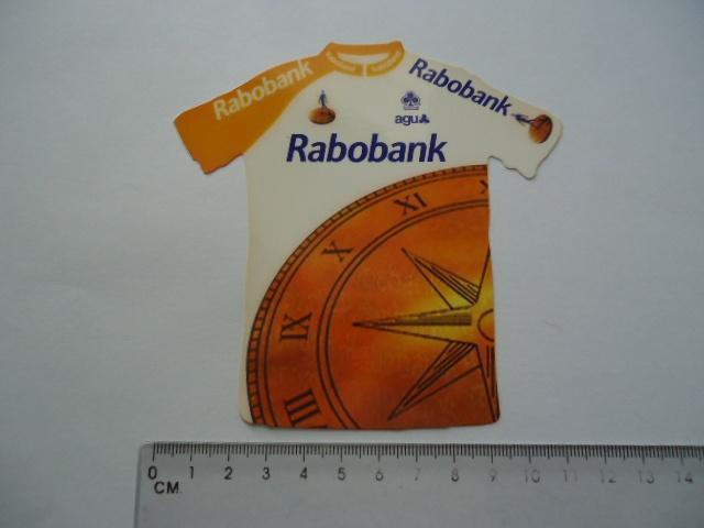sticker oud Wielrennen Rabobank agu wielersport retro, Verzamelen, Stickers, Zo goed als nieuw, Bedrijf of Vereniging, Verzenden