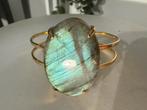 Labradoriet Bracelet armband gold plated, Ophalen of Verzenden, Nieuw, Goud, Met edelsteen