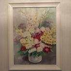 Schilderij vaas met bloemen, Schilderij, Gebruikt, 50 tot 75 cm, Oorspronkelijke maker