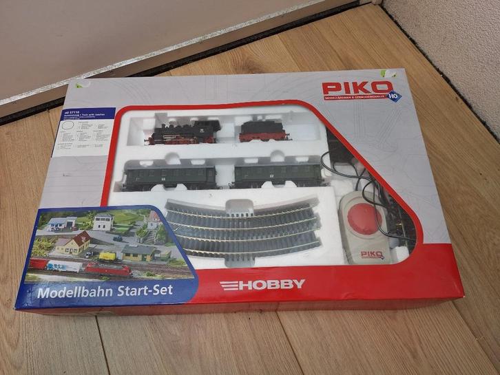 Piko treinset startset plus accessoires, Hobby en Vrije tijd, Modeltreinen | H0, Gebruikt, Treinset, Gelijkstroom, Piko, Analoog