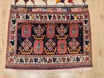 Vintage handgeknoopt perzisch tapijt afshar 62x74, Info@SlatsAntiek.nl, 50 tot 100 cm, Perzisch, Rechthoekig