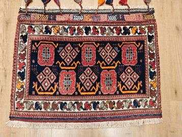 Vintage handgeknoopt perzisch tapijt afshar 62x74 beschikbaar voor biedingen