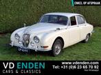 Jaguar 3.4 S Saloon - 1964 - Overdrive, Auto's, Lederen bekleding, Achterwielaandrijving, 4 stoelen, Wit