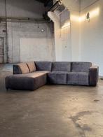Organische Bank | Antraciet (SHOWMODEL), 250 tot 300 cm, Ophalen of Verzenden, Zo goed als nieuw, Bank Hoekbank Bankstel Bankje Loungebank Banken Chaise Lounge