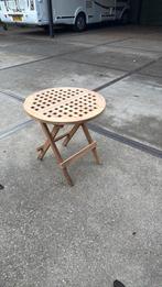 Mini teakhouten klaptafel - Nieuw, Tuin en Terras, Ophalen, Nieuw, Rond, Teakhout