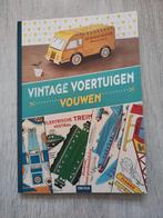 Vintage voertuigen bouwen, papercut hobby boek, Hobby en Vrije tijd, Knutselen, Ophalen of Verzenden, Nieuw