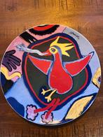 Corneille Keramisch sierbord 'Vuurvogel', Antiek en Kunst, Ophalen of Verzenden