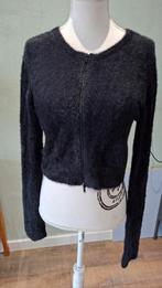 Arden hairy Cardigan style zwart vestje - Maat S - Weekday, Zwart, Ophalen of Verzenden, Maat 36 (S), Onbekend