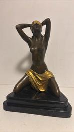 Beeld vrouw - brons, Antiek en Kunst, Kunst | Beelden en Houtsnijwerken, Verzenden