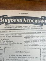 Krant Strijdend Nederland Stoottroepen NBS - Jan 1945, Verzamelen, Militaria | Tweede Wereldoorlog, Verzenden, Overige soorten