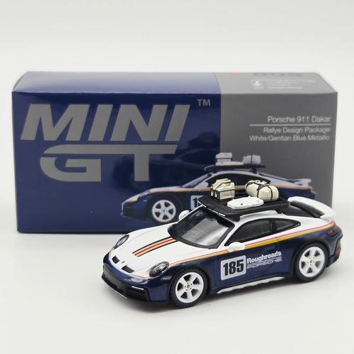 Mini gt 2023 Porsche 911 (992) Dakar Rallye Design Package,, Hobby en Vrije tijd, Modelauto's | Overige schalen, Nieuw, Ophalen of Verzenden
